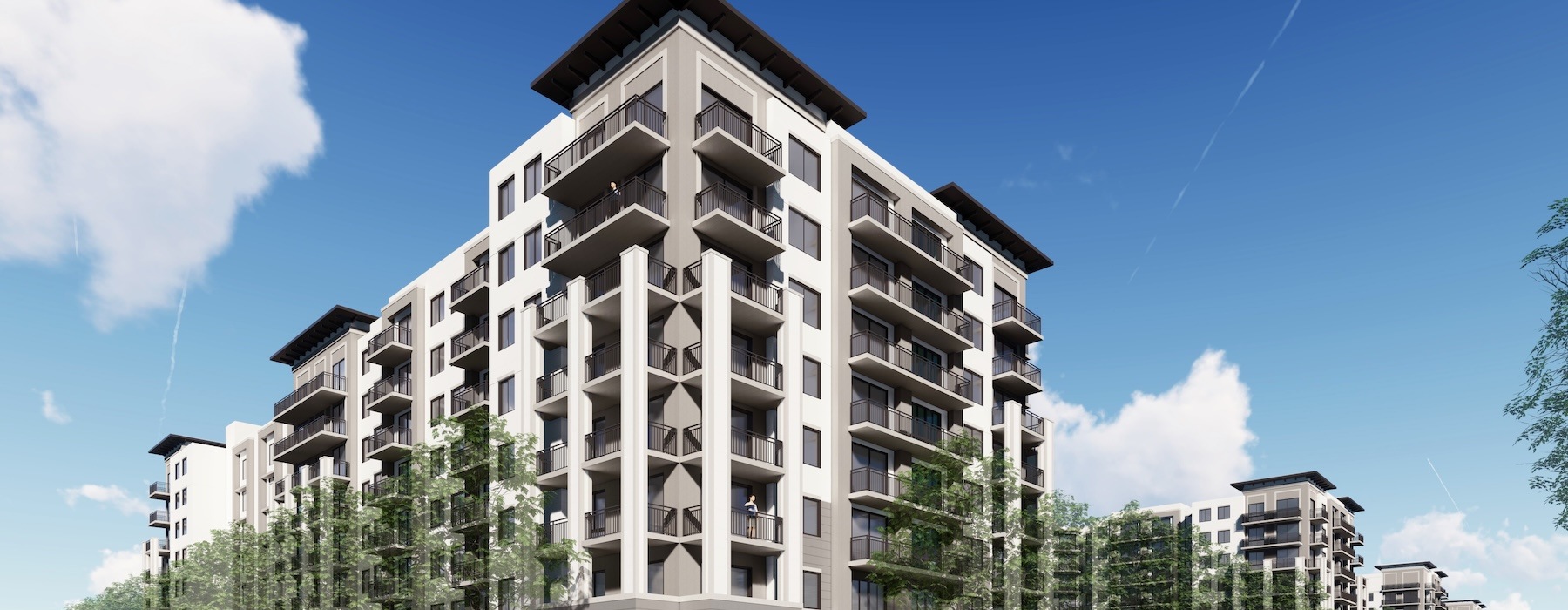 a large building with many windows